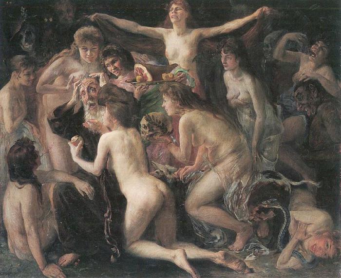 Lovis Corinth Die Versuchung des hl. Antonius Sweden oil painting art
